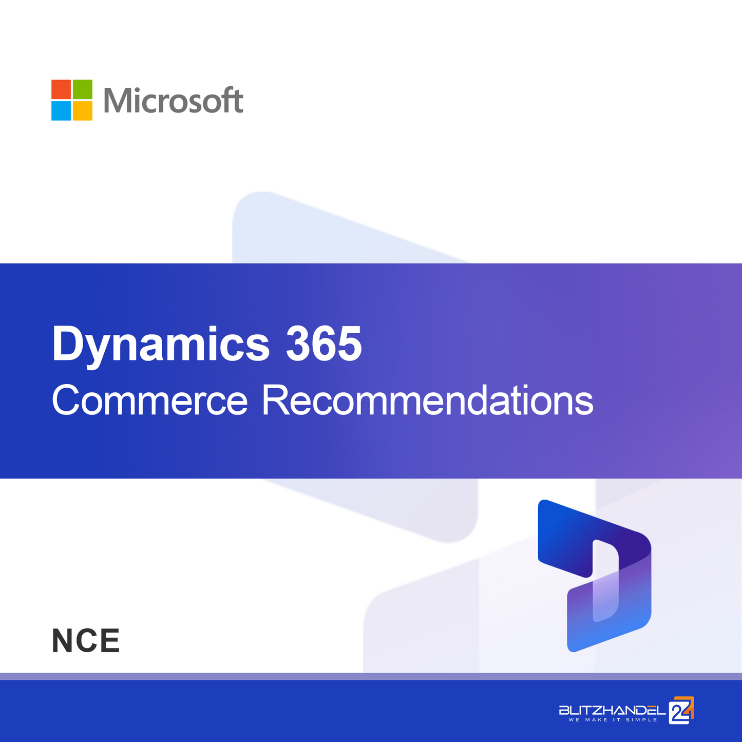 Dynamics 365 Commerce odporúčania (NCE)