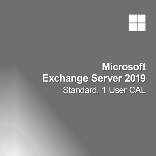 Microsoft Exchange Server 2019 Standard, 1 bruker CAL