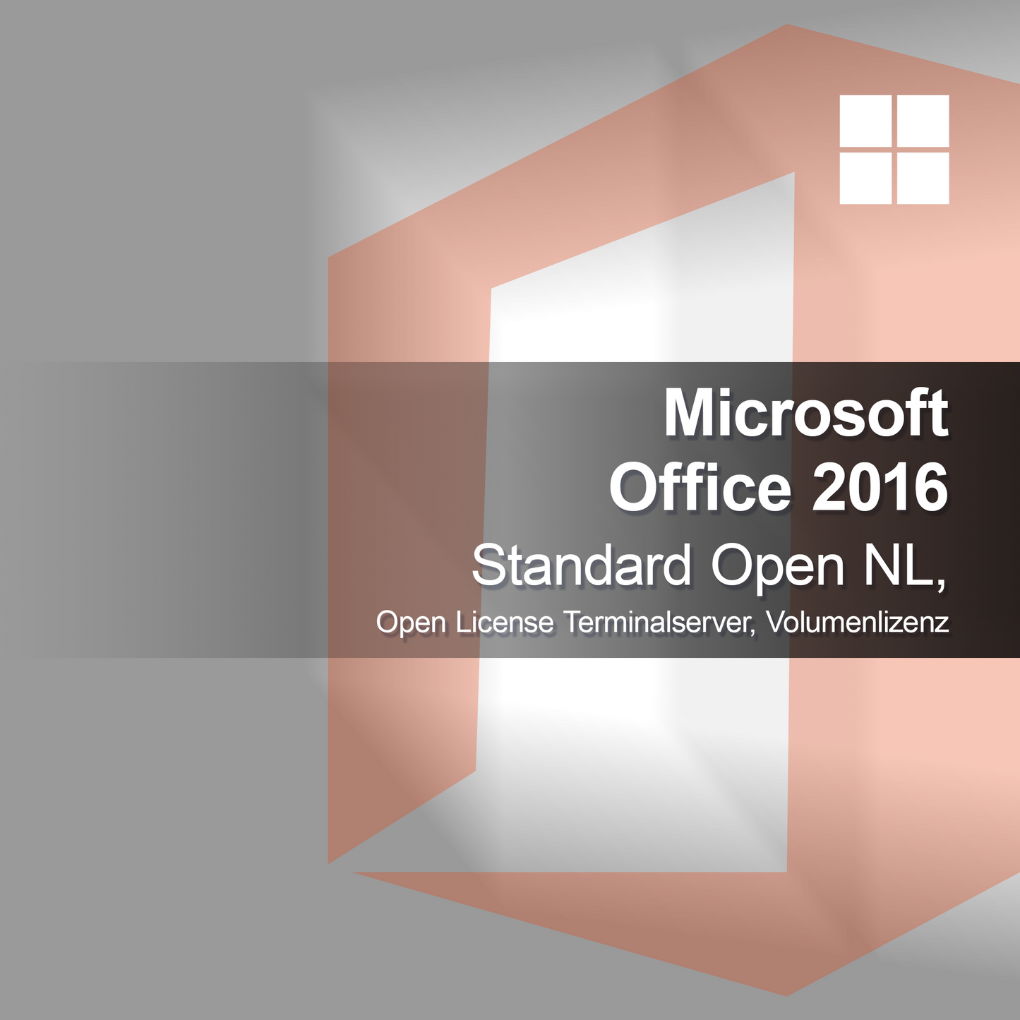 Microsoft Office 2016 Standard Open NL, Open License Terminalserver, objemová licence
