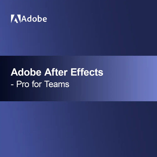 Adobe After Effects - Pro voor Teams