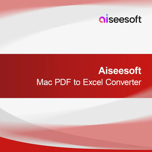 Aiseesoft Mac PDF til Excel-konverterer