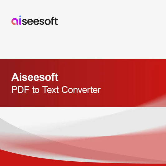 Aiseesoft PDF til tekstkonverterer