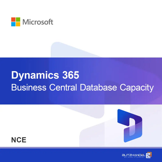 Dynamics 365 Business Central Databasecapaciteit (NCE)