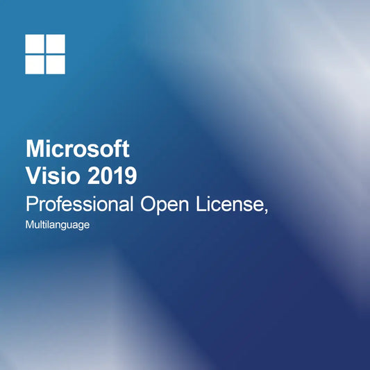 Microsoft Visio 2019 Professional Open License, flerspråklig