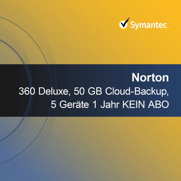 Norton 360 Deluxe, 50 GB Bulut Yedekleme, 5 Cihaz 1 Yıl ABONELİK YOK