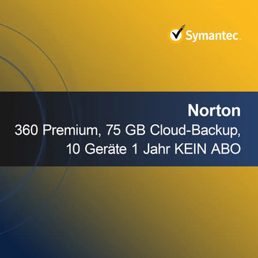 Norton 360 Premium, 75 GB облачно архивиране, 10 устройства 1 година БЕЗ АБОНАМЕНТ