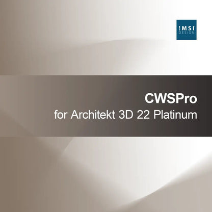 CWSPro för Architekt 3D 22 Platinum